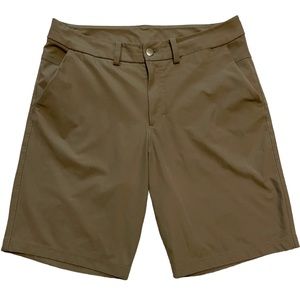 Lululemon Mens Sz 32 Commission Short Tan 9” Inseam Shorts EUC